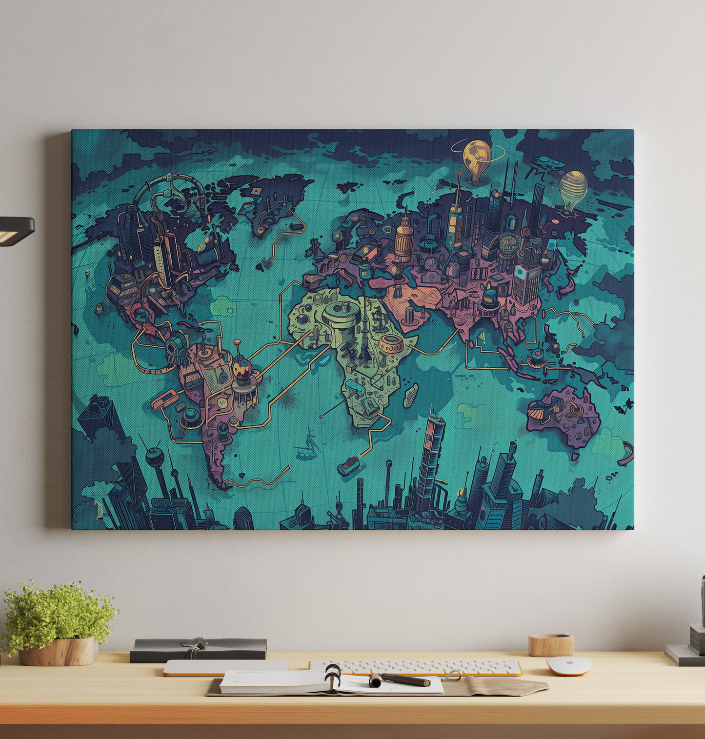 Generated Map - Dystopian Contraptions