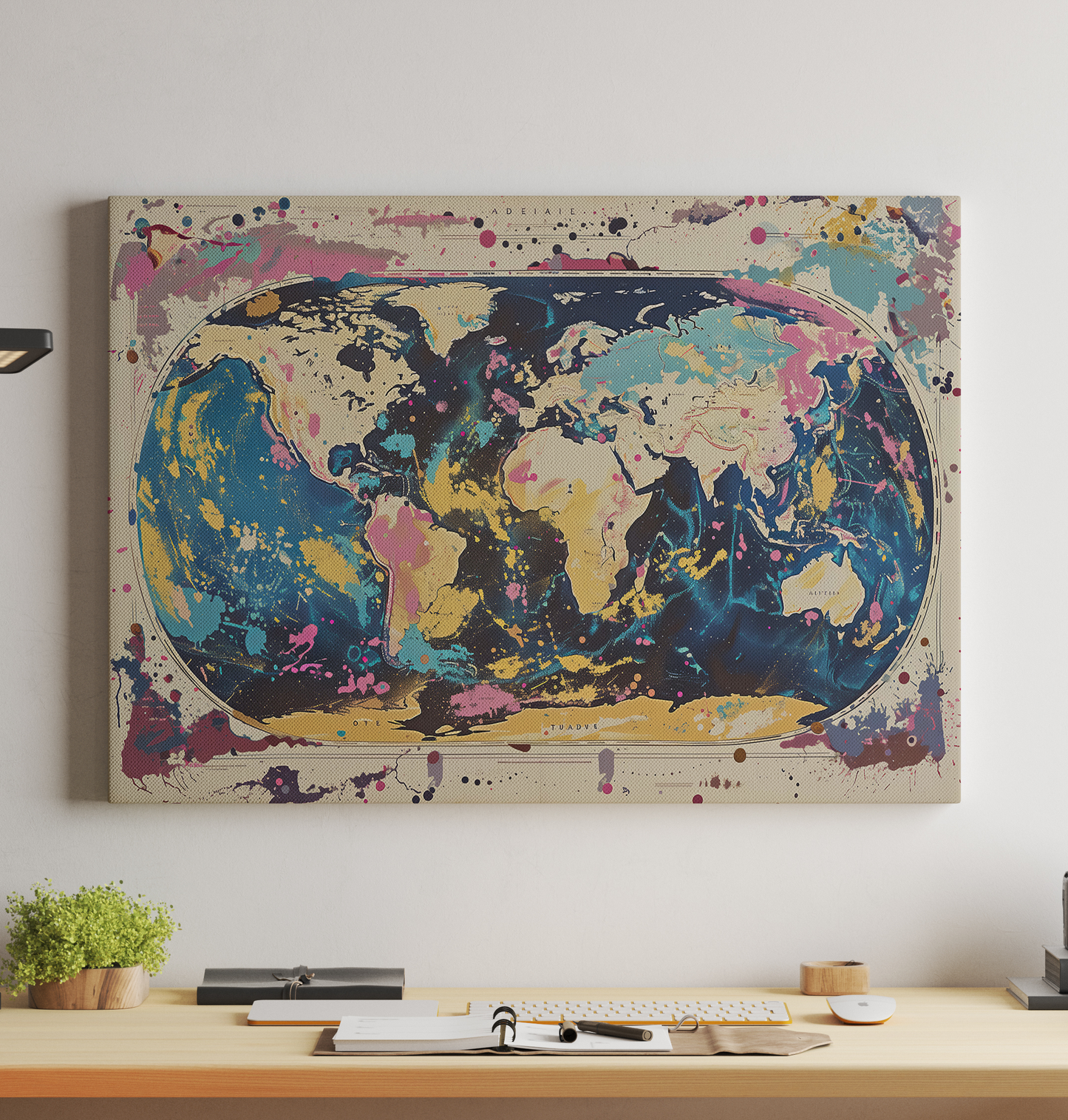 Generated World Map - Paint Can