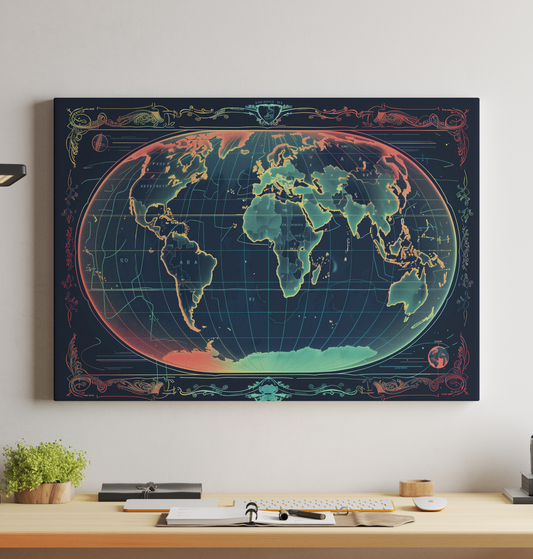 Generated World Map - Neo-Geo