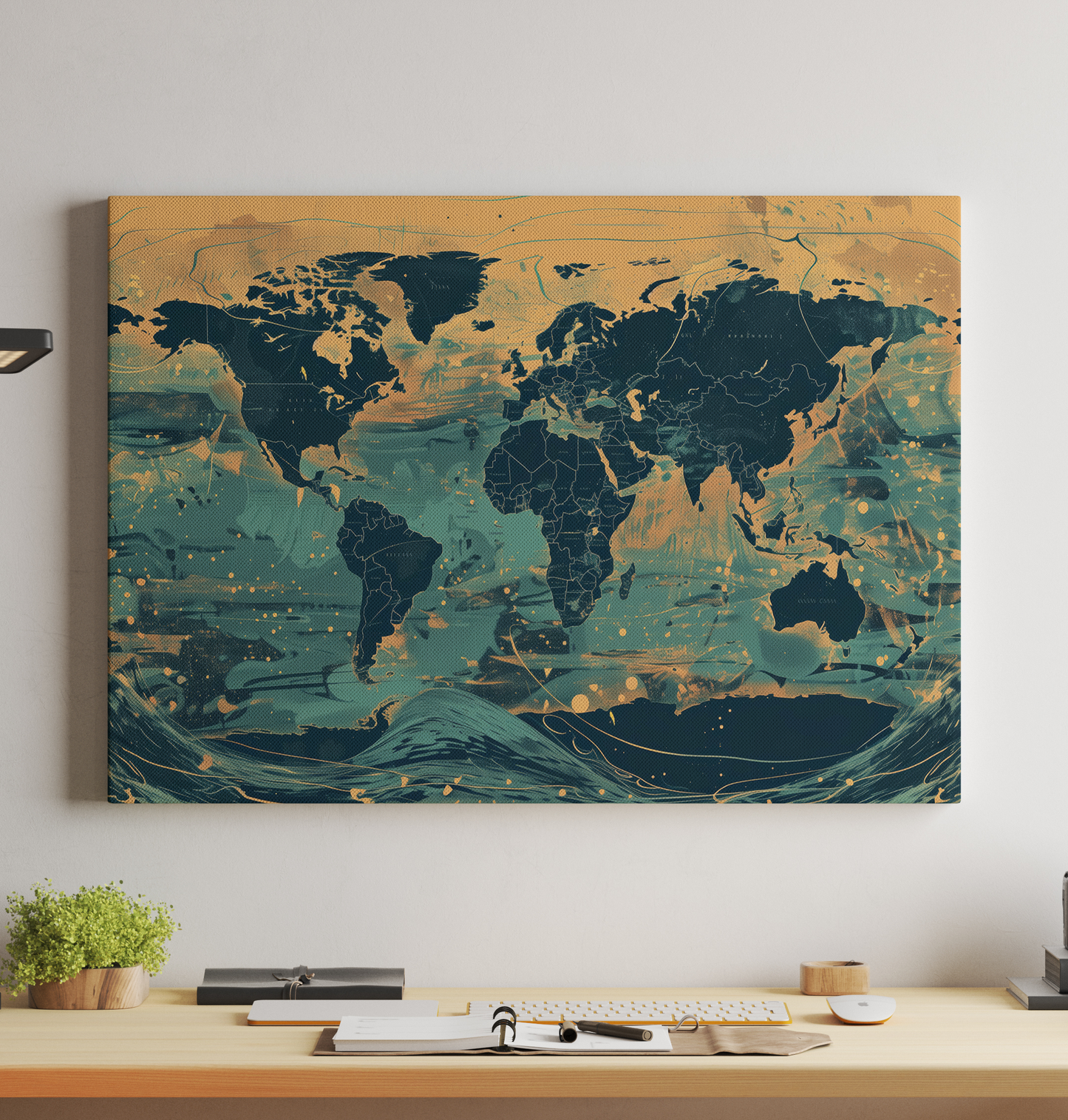 Generated World Map - Turbulent Sea - KR Maps