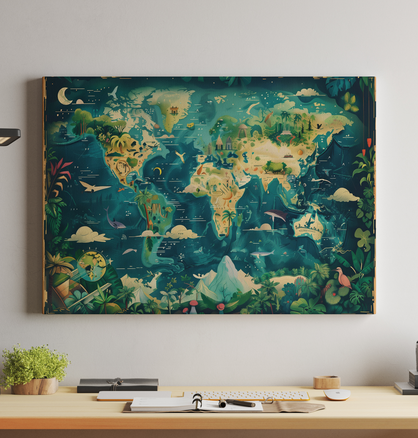 Generated World Map - Geographic Zoo