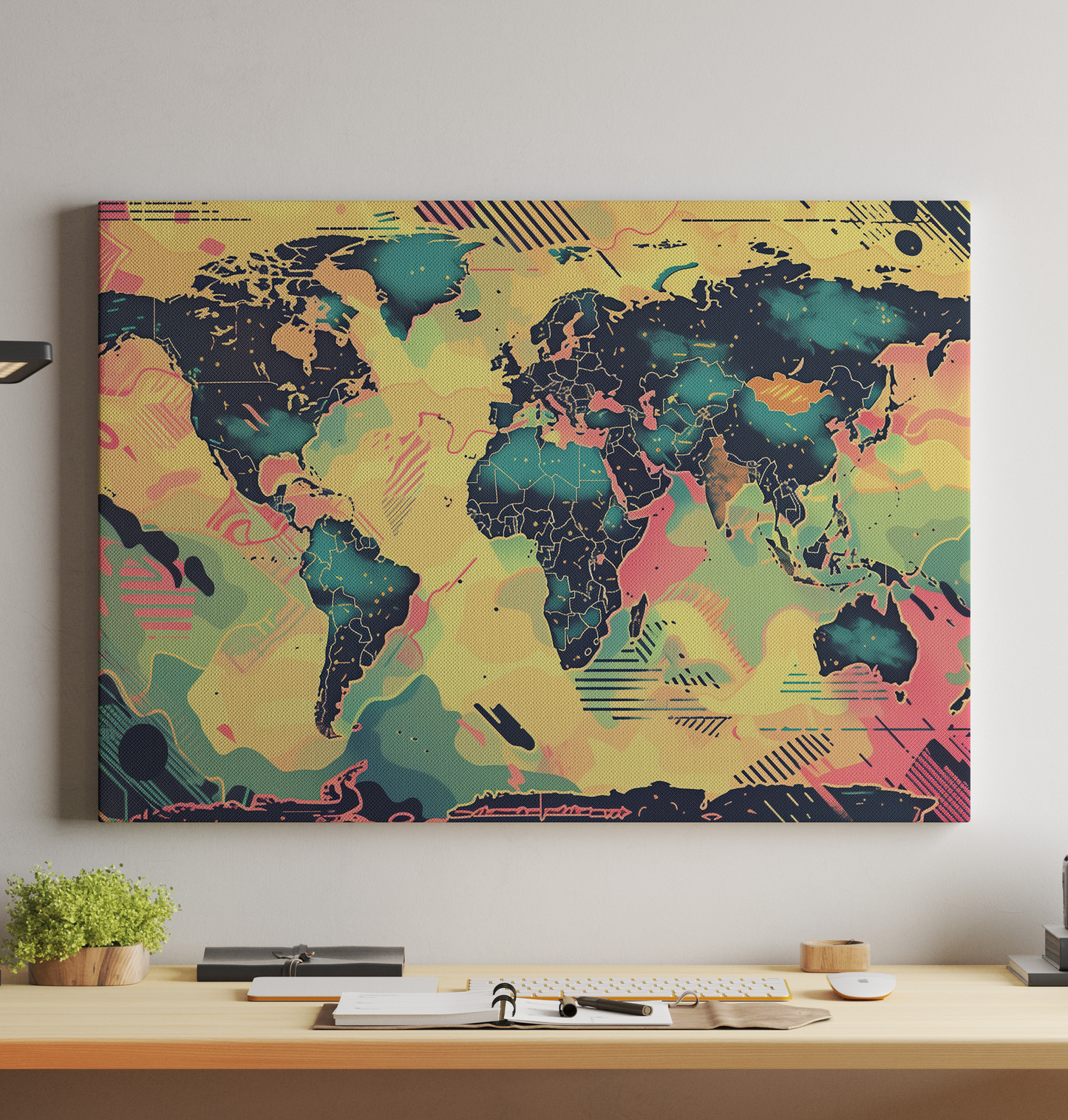 Generated World Map - 74