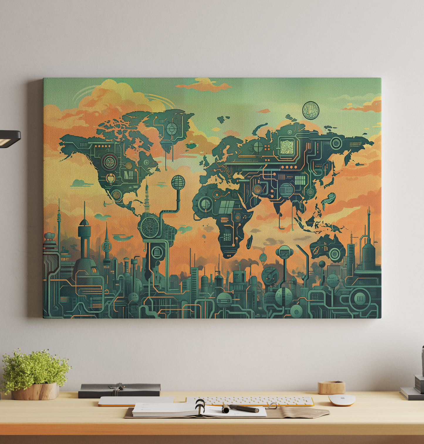 Generated World Map - City Curcuits