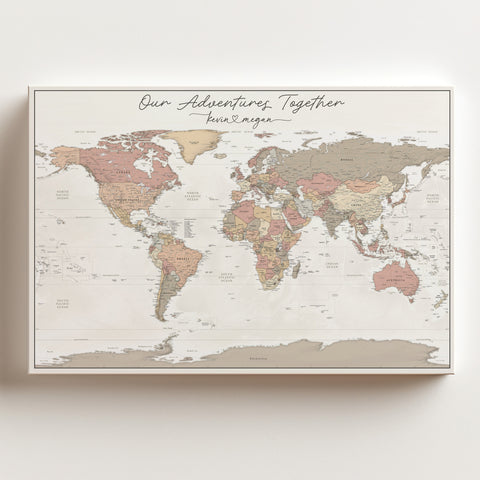 World Push-Pin Maps