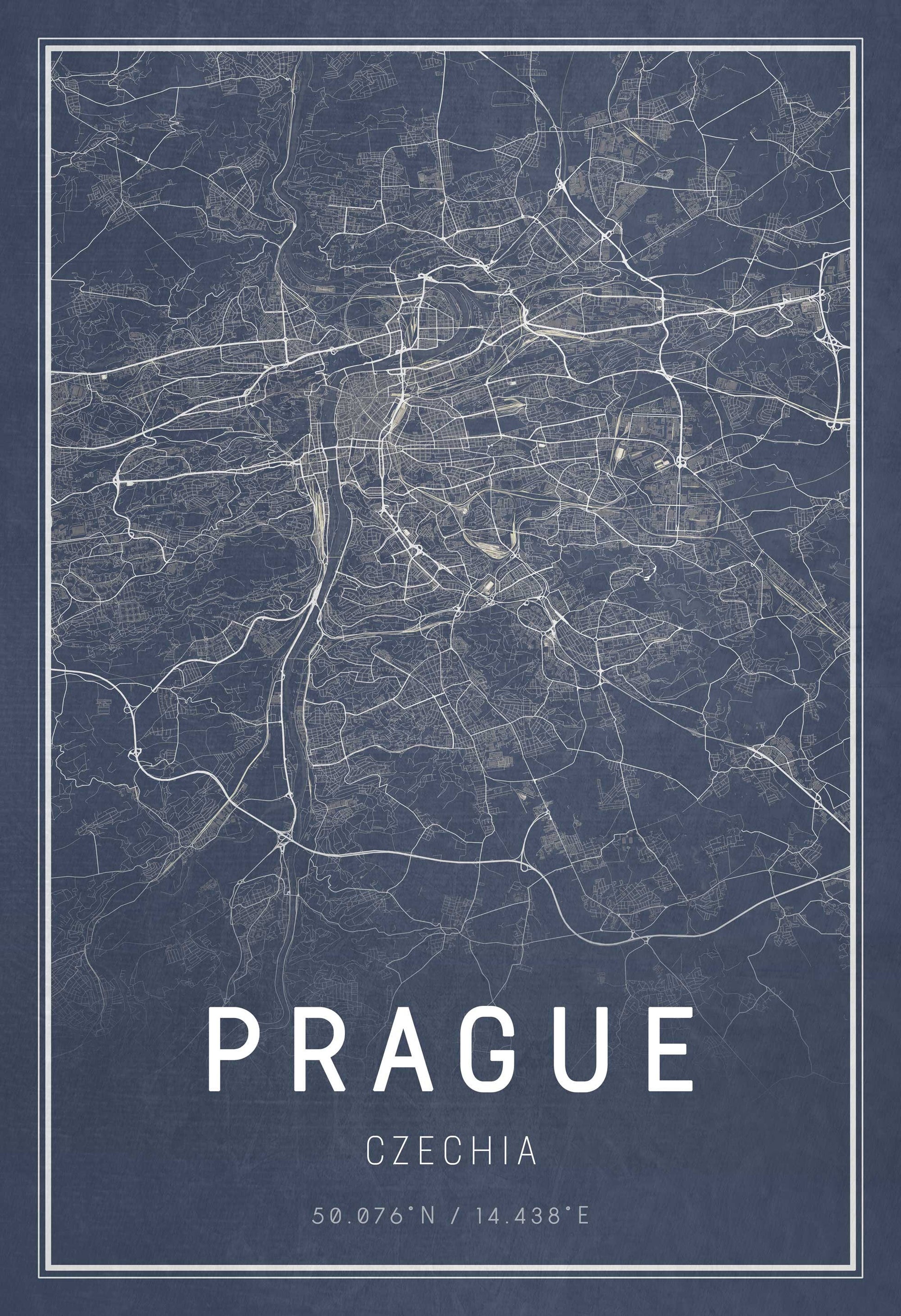 Full image of Prauge Streets Map