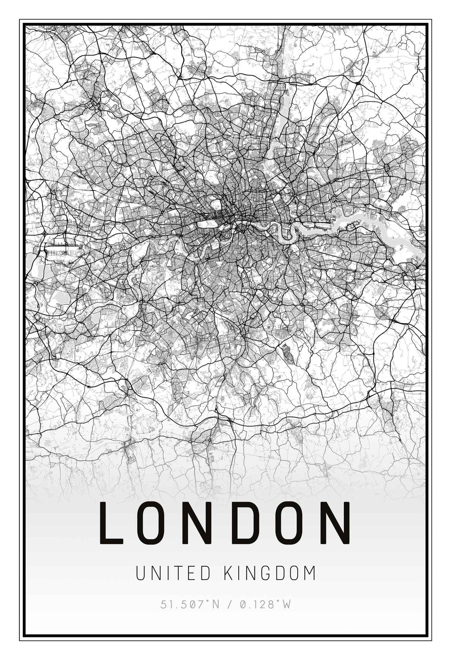 Full Preview of London street map