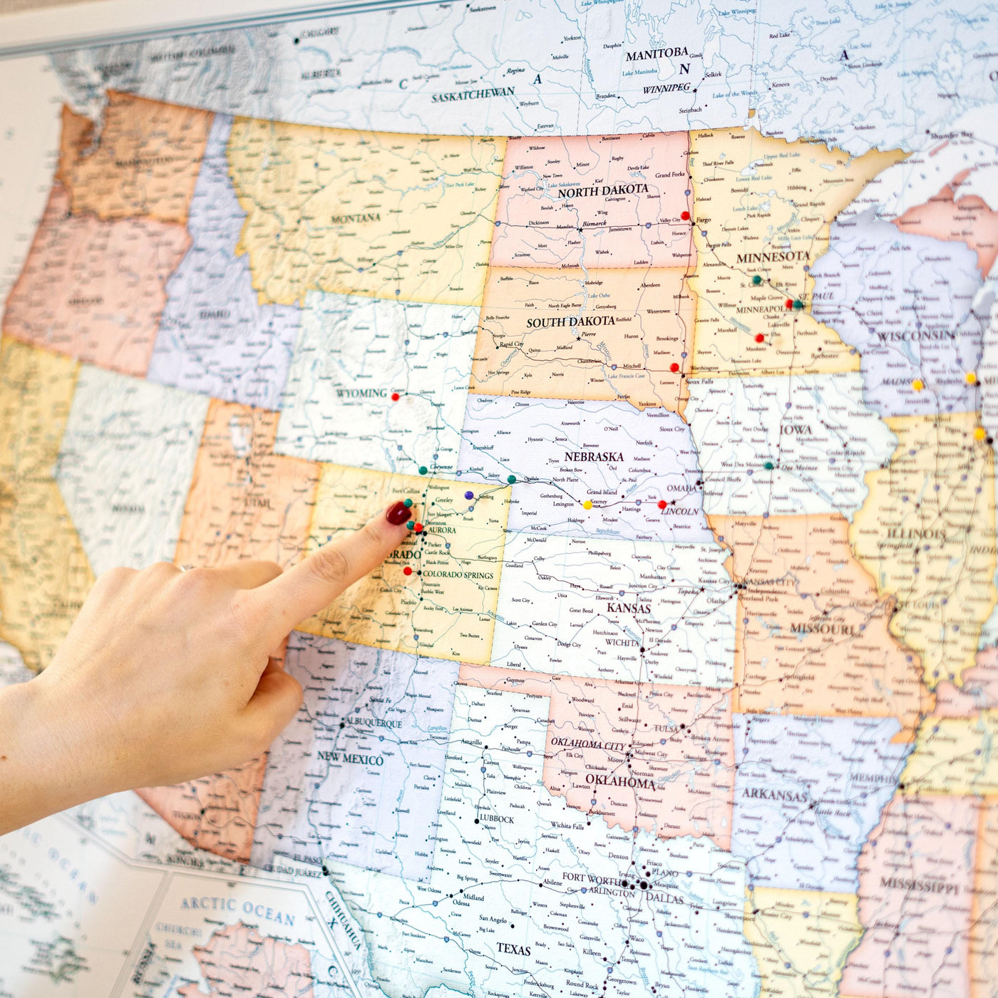 Push Pin Travel Maps