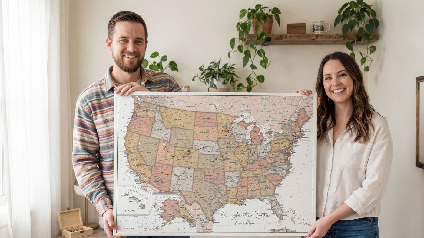 Push Pin USA Maps