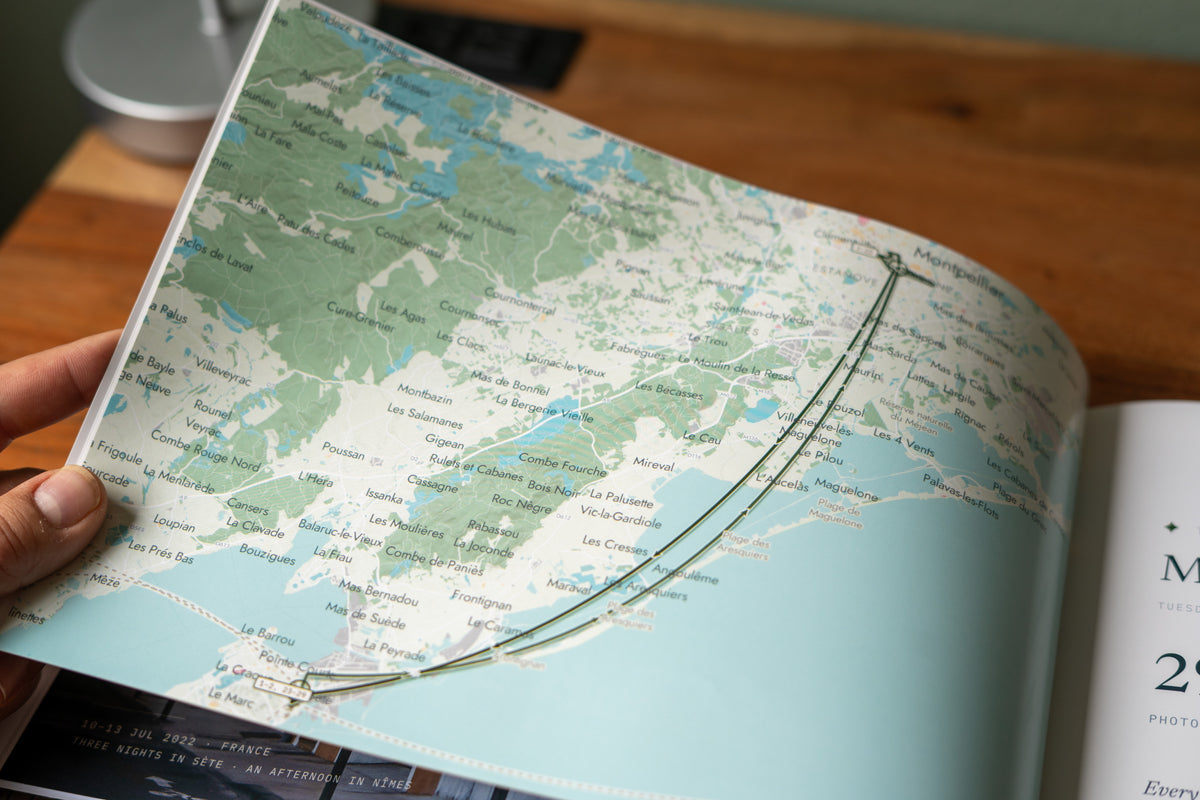 Custom Travel Photo Book — A4 Landscape Hardcover