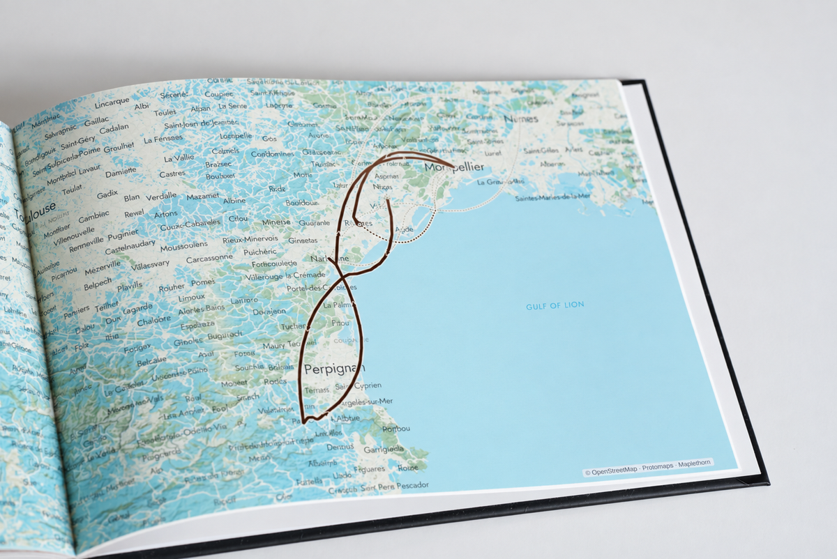 Custom Travel Photo Book — A4 Landscape Hardcover