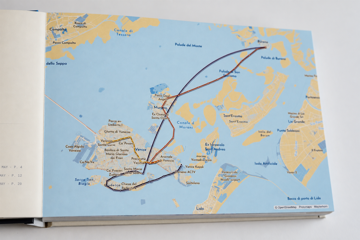 Custom Travel Photo Book — A4 Landscape Hardcover