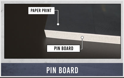 Push Pin World Travel Map: Winkel Tripel Projection Canvas Wall Art