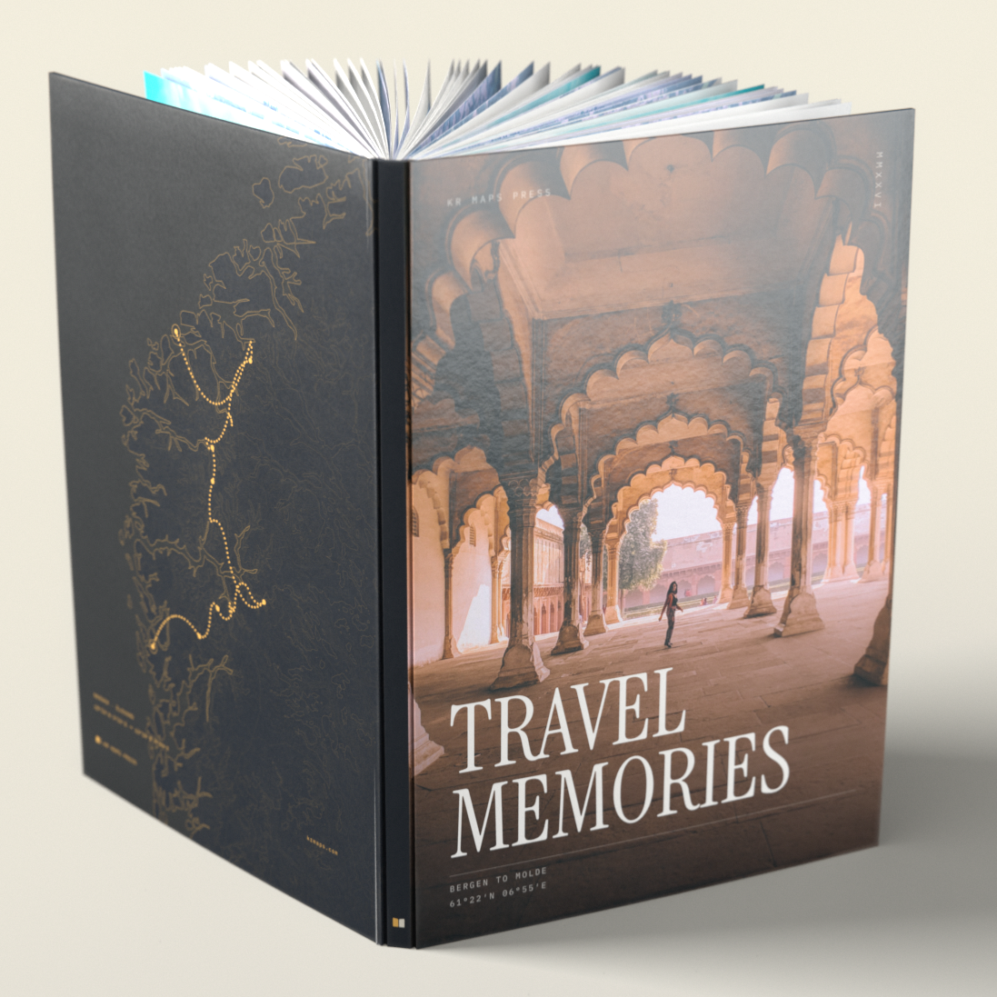 Custom Travel Photo Book — A4 Portrait Hardcover
