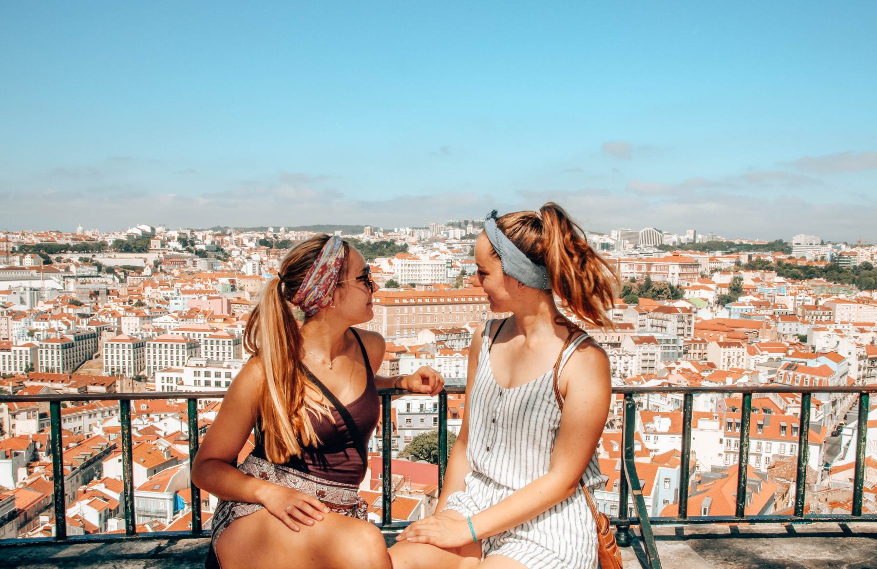 Lisbon — a Travel Book front cover, the title set straight over the photograph