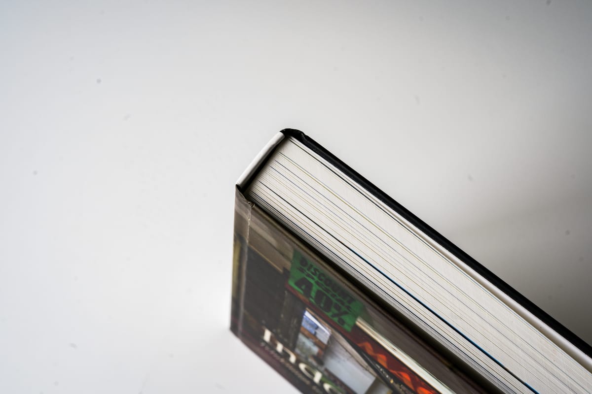 Closed, from the fore-edge