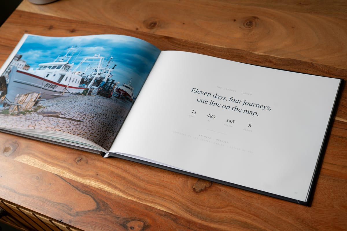 The last page &mdash; eleven days, four journeys, one line on the map