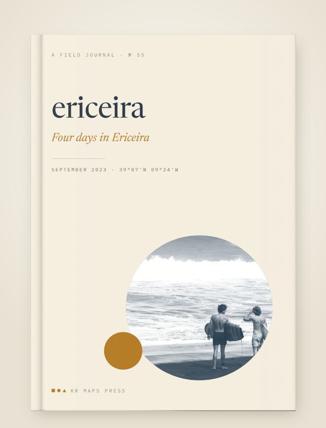 The porthole &mdash; an A4 portrait Travel Book front cover, a real render from a lifestyle photograph
