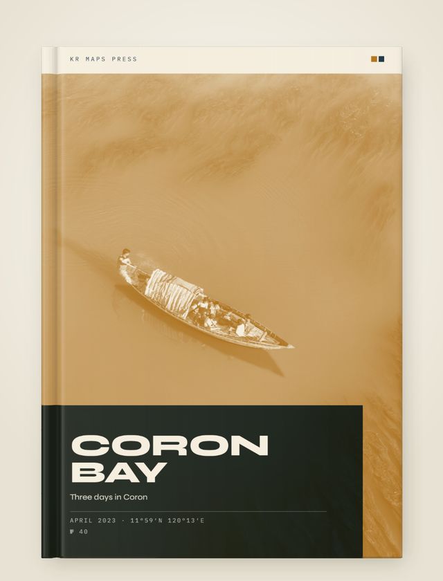Two inks &mdash; an A4 portrait Travel Book front cover, a real render from a lifestyle photograph