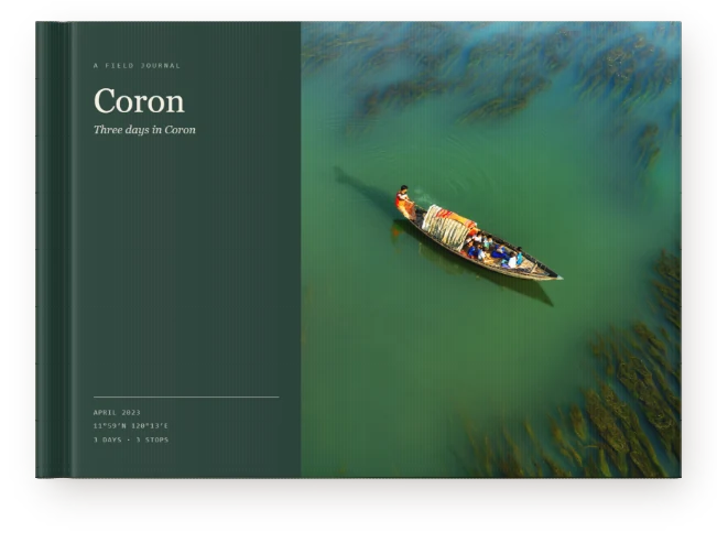 A5 landscape &mdash; a Travel Book front cover with a side column of numbers