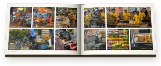 Photographs spread