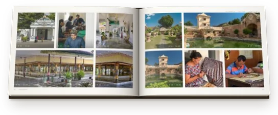 Photographs spread