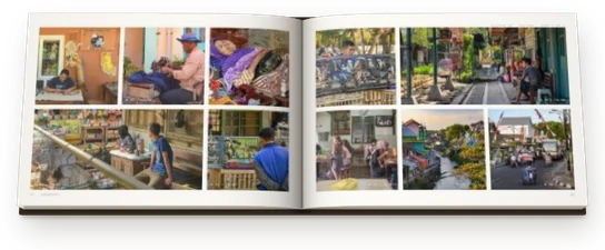 Photographs spread