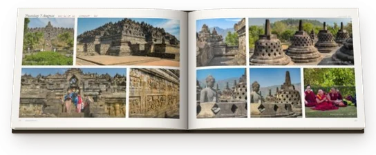 Photographs spread