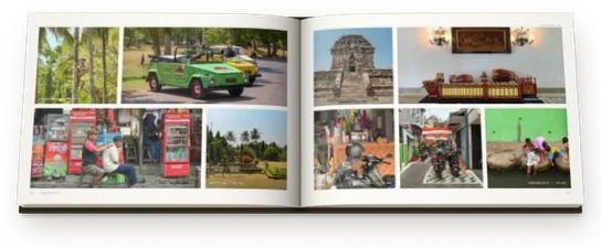 Photographs spread