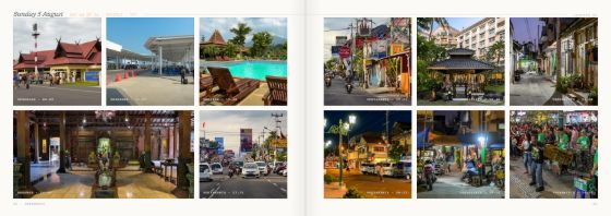 Photographs spread